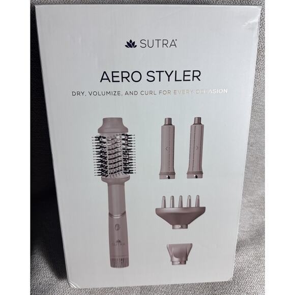 Sutra Other - Sutra Aero Styler Rose Gold Professional Blow Dry Brush Tool Set NIB NEW